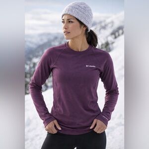 Columbia Women's Rich Purple Long Sleeve Tee